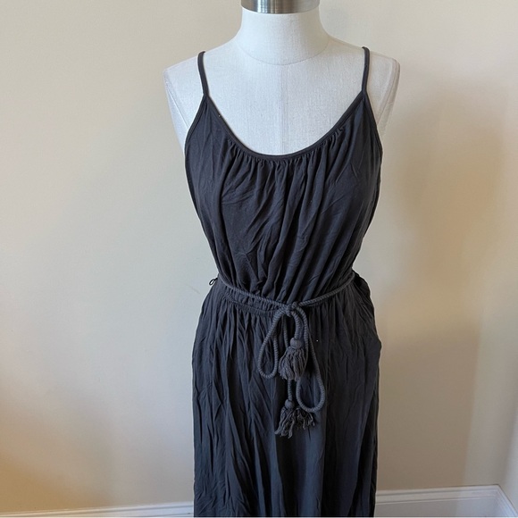 Boden Black Braided Tie Waist Maxi Dress 21878 - Picture 5 of 8